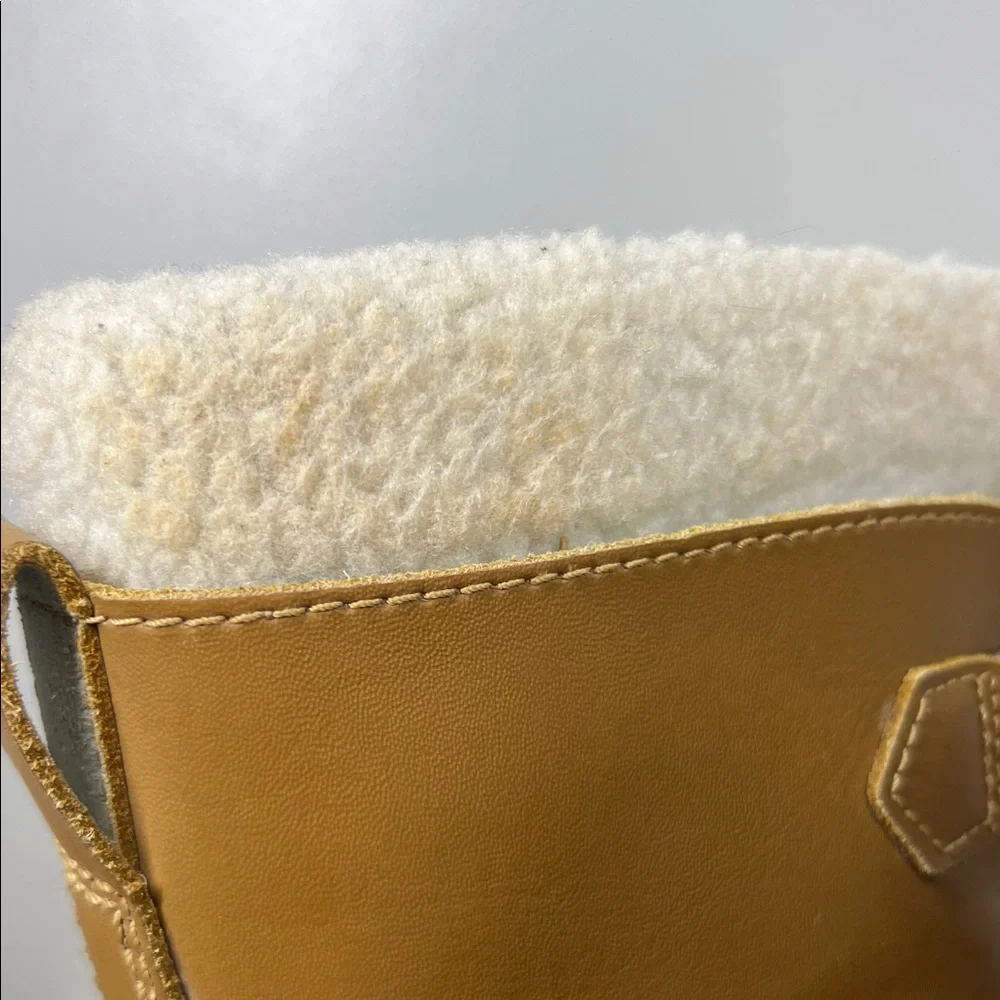 Sorel Kids Waterproof Tan and Black Winter Boots